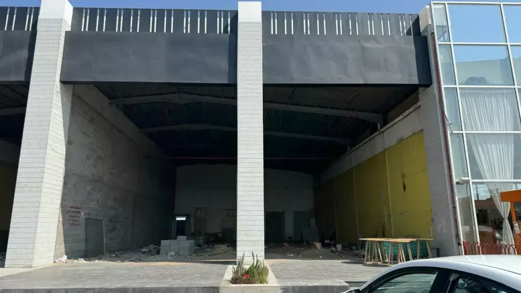 Kitchen Bazar Abha retail fit-out under construction ArchSkills, Abha Saudi Arabia