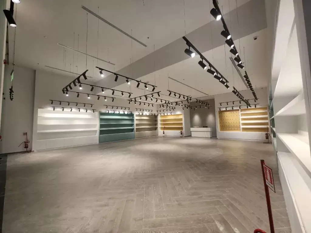 Checkout counter area, Kitchen Bazar Abha — ArchSkills joinery works